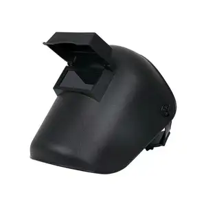 Casco de soldadura de vidrio de color negro oscuro de alta calidad