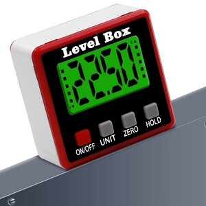 Yüksek hassasiyetli dijital İnklinometre elektronik Goniometers 4*90 derece manyetik taban dijital İletki açı bulucu konik kutusu - Product Image 2