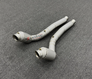 Collecteur d'échappement haute performance pour <span class=keywords><strong>Ferrari</strong></span> GTC4 Lusso V8 3.9T – Tuyau d'échappement, tuyau de test, tuyau de collecteur pour voiture de course - Product Image 4