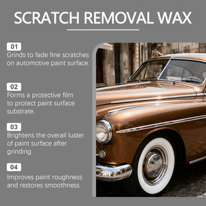 <span class=keywords><strong>Cire</strong></span> de polissage pour peinture automobile 120g, nourrissante, pour éliminer les taches, l'oxydation, améliorer la brillance et éliminer les rayures mineures - Product Image 4