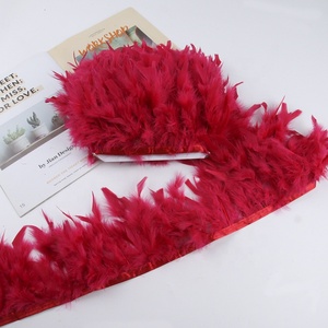 Venta al por mayor stock de colores blanco Turquía Chandelle pluma flecos ajuste para <span class=keywords><strong>carnaval</strong></span> fiesta ropa vestidos - Product Image 4