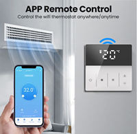 Termostato Inteligente WiFi HY609AC para Ventilador de Bobina, Control Remoto por Aplicación, Ventilador de 3 Velocidades para Hotel, Oficina, HVAC