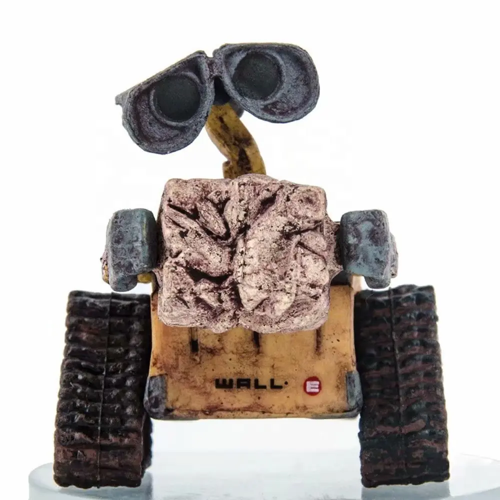 หุ่น WALL-E โมเดลโมเดลโมเดลตุ๊กตาไวนิลแอ็กชันยกระดับโลกจำลองแอ็กชันสำหรับสะสมของเสีย