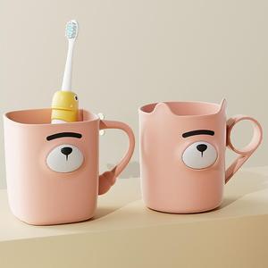 Vaso de Dientes con Diseño de Oso de Dibujos Animados, Vaso para Cepillarse los Dientes con Asa para Baño - Product Image 5