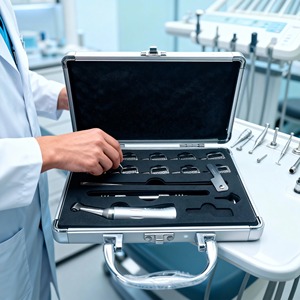 Interproximal Enamel Reduction Kit - Polishing Handpiece Diamond Strips Polishing Strips Measuring Gauge - Product Image 3