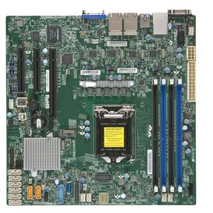 เมนบอร์ดเซิร์ฟเวอร์ LGA-1151ชิปเซ็ตชุด i3คอร์ X11SSH-LN4F ใหม่รุ่นที่7/6th เมนบอร์ดเซิร์ฟเวอร์ H4 - Product Image 2