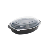 Conteneurs alimentaires jetables rectangulaires modernes en PP durables, modèle MPO Mercura, vente en gros