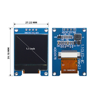 Módulo de Pantalla OLED de 1.1 Pulgadas 96x96 con Controlador SH1107, Interfaz I2C, 4 Pines, Monocromática Blanca, Temperatura de Funcionamiento del Fabricante