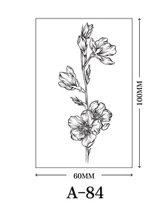 Waterproof Juice Temporary Tattoo <b>Sticker</b> Long Lasting Semi Permanent Body Art Decal for Women Party Professional Use - Product Image 5