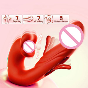 Vibrador con Estimulación de Clítoris y Lengua, Doble Estimulación, Masajeador de Punto G, Vibración Potente, Juguetes Sexuales para Mujeres - Product Image 2