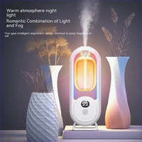 Diffuseur d'Arômes et Humidificateur Intelligent pour Huiles Essentielles, Rechargeable USB avec Écran Numérique, pour Maison et Aromathérapie