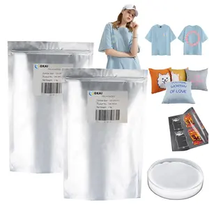 Okai DTF Hot Melt White Soft High Stretchable DTF Powder TPU Adhesive Gum For DTF T- shirt Heat Transfer Printing