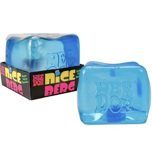 Nuevos Productos Internacionales: Juguete Blandito de Maltosa Schylling NeeDoh Niceberg, Cubo Azul Hermoso de 3.25 Pulgadas - Product Image 1