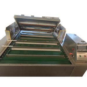 Scelleuse sous vide automatique de type convoyeur électrique pour maïs, fruits, bœuf avec emballage en <span class=keywords><strong>film</strong></span> et papier - Product Image 3