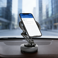 Support de téléphone de voiture flexible et réglable à 360 degrés pour tableau de bord, support multifonctionnel pour smartphone mobile pour tableau de bord de voiture