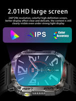 Reloj Inteligente Deportivo HT29 con Altímetro, Barómetro, Brújula, Pantalla Táctil, Doble Luz, Llamadas Bluetooth, IP67, 5-10 Días de Autonomía