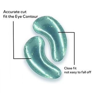 Vente en gros de masques pour les yeux végétaliens Marque privée Masque pour les yeux hydratant et pailleté Hydrogel Emballage individuel - Product Image 5