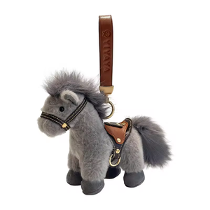 Adorno Colgante de Peluche con Forma de Caballo, Relleno de Algodón PP, 13cm de Altura, para el Año del Caballo, Venta Caliente al por Mayor y al por Menor, para Colgar en Bolsos - Product Image 6