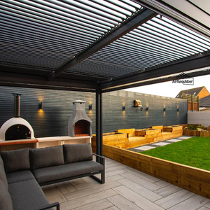 Casa de jardín pérgola de metal impermeable bioclimática pérgola de aluminio Casa de jardín pérgola de metal - Product Image 2