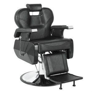 Silla de Barbero Resistente, Silla de Salón Ajustable 360° °   Sillas de Peluquería con Base Giratoria y Reposabrazos <span class=keywords><strong>para</strong></span> Salón de Belleza - Product Image 4