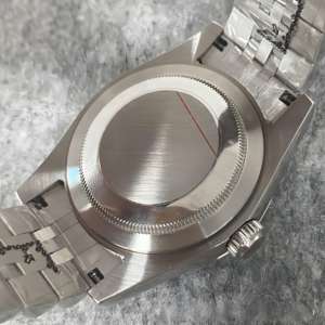 Accessoires de montre, boîtier de montre de 36 mm à 39 mm, <span class=keywords><strong>lunette</strong></span> cannelée, verre saphir, <span class=keywords><strong>loupe</strong></span>, bracelet en acier inoxydable pour NH35 NH36 - Product Image 4