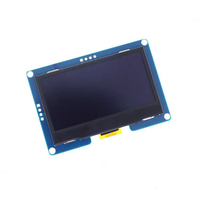 Pantalla OLED de 2,42 pulgadas, 128x64 píxeles, interfaz I2C de 4 pines, módulo ensamblado con PCB con circuito integrado controlador SSD1309