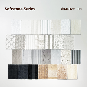 Revêtement mural souple Travertin artificiel imperméable pour mur extérieur Panneaux décoratifs en <span class=keywords><strong>pierre</strong></span> souple et flexible - Product Image 4