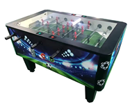 Simulateur de sport en bois d'intérieur, machine d'arcade, jeu de baby-foot avec interface en anglais, 2 joueurs, en solde