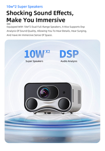 Nhà máy sản xuất siêu ngắn ném proyector 4k nhỏ ngoài trời projecteur HD Movie LCD Pocket Home chiếu Beamer - Product Image 2