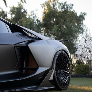 Rodas Forjadas Personalizadas Pretas Multirraio de 18, 19, 20, 21 e 22 Polegadas com Tampa Flutuante 5X114.3 e <span class=keywords><strong>5</strong></span> Furos para Mercedes, BMW, Audi, SUV e Lamborghini - Product Image 2