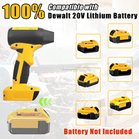 Souffleur de feuilles à jet sec pour batterie Dewalt 20V 60V, pompe à air, dépoussiéreur à air, ventilateur à turbine, souffleur d'air violent, souffleur à turbine