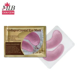 Guangzhou Cosmetic Factory OEM/ODM eye mask skin care remove wrinkle moisturizing eye collagen patch pink eye mask