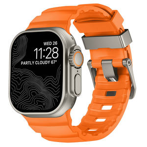 <span class=keywords><strong>Bracelet</strong></span> en caoutchouc souple <span class=keywords><strong>Trail</strong></span> Sport pour <span class=keywords><strong>Apple</strong></span> <span class=keywords><strong>Watch</strong></span> Series, <span class=keywords><strong>bracelet</strong></span> en silicone, ceinture, Correa, <span class=keywords><strong>bracelet</strong></span> - Product Image 4