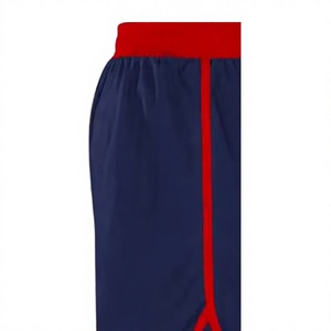 Calzoncillos Boxer Azul Marino para Hombre con Rayas Laterales Rojas, Cintura Elástica, Secado Rápido, Ropa Casual, Shorts de Entrenamiento de Boxeo, Transferencia Térmica - Product Image 3