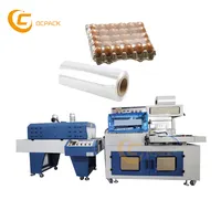 Automatic Heat Shrink Wrap Paper Egg Tray Carton Shrink Packing Machine