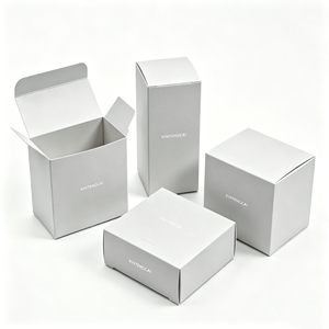 กล่องกระดาษพิมพ์ลายสำหรับเครื่องสำอาง บรรจุภัณฑ์อีคอมเมิร์ซสำหรับไฟแช็ค Zippo และกล่องใส่บุหรี่ กล่องพับได้สำหรับห่อของขวัญ - Product Image 1