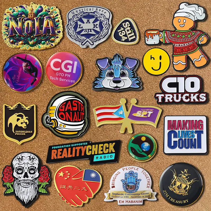 Geen Mal Vergoeding Epoxy Revers Pin Custom Ontwerp 3d Logo Hard Zacht Email Metalen Magnetische Badge Reversspeld Voor Pak Mannen Met Backing Kaart