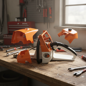 ชุดอุปกรณ์เลื่อยยนต์ Stihl MS660 066 ชิ้นส่วนถังน้ำมัน ด้ามจับด้านหลัง ตัวกรองอากาศ ฝาครอบฐานด้านบน ฝาครอบด้านบน ชุดแผ่นกั้นอากาศ ใช้ร่วมกันได้ - Product Image 4