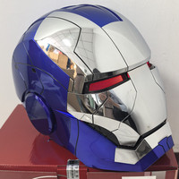 Masque de cosplay Super-héros MK5 1:1 électronique avec commande vocale ouverture/fermeture pour adulte, casque de jeu de rôle de film de super-héros avec capteur tactile