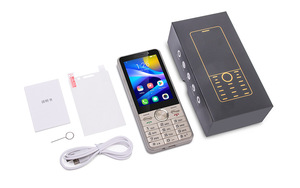 Téléphone à clavier avec <span class=keywords><strong>batterie</strong></span> longue durée de 2500 mAh et interface simple, adapté aux seniors, utilisation quotidienne, facile à utiliser et fiable - Product Image 4