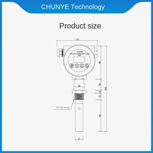 Medidor de Conductividad <span class=keywords><strong>Industrial</strong></span> en Línea, Medidor de pH a Prueba de Explosiones de Dos Cables, Sonda de Electrodo TDS, Sensor ORP, Instrumento T2030ic - Product Image 6