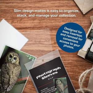 Fundas para fotos FX x5x7 PP para álbumes de fotos, tarjetas de presentación, sin ácido, sin PVC, fáciles de transportar, diseño moderno, compatibles con protectores de hojas, tipo Topload - Product Image 5