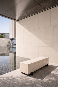 Panneau mural flexible en pierre de travertin jaune imprimé en 3D, ultra-fin, léger et pliable, revêtement mural MCM pour extérieur et intérieur - Product Image 4