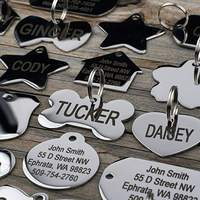 Fournisseur OEM de cartes métalliques, usine de support pour la gravure de plaques, de logos pour chiens et de breloques d'identification pour animaux de compagnie vierges, personnalisables selon votre design