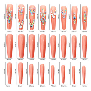 Long diamant clouté européen et américain portant des patchs pour <span class=keywords><strong>ongles</strong></span> <span class=keywords><strong>faux</strong></span> <span class=keywords><strong>ongles</strong></span> détachables presse sur l'ongle - Product Image 4