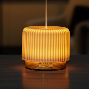 Aroma Stone Diffuser Aromatherapy Humidifier <b>Plug</b> in Aroma Diffuser Three <b>Lights</b> Adjustable Nano-mist Ceramic Aroma Diffuser - Product Image 3