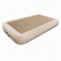 Matelas Gonflable Simple avec Pompe à Batterie Intégrée, Tissu Drop-stitch, Portable pour la Maison, le Camping, l'Hôtel, Vente en Gros