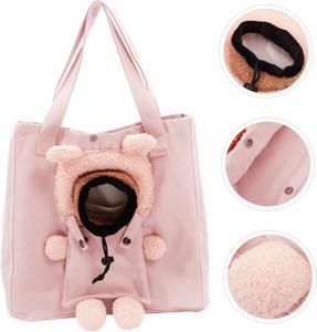 Customization Hot Sale Pkink Carrier Cat Pouch Reusable Cat Carrier Travel <b>Backpack</b> for Cats Pet Carrier - Product Image 4