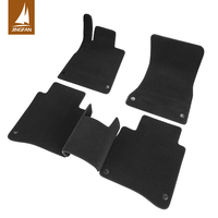 Para I20 Elantra Tucson Civic Cr-Z alfombrillas coche de lujo para felpa nailon terciopelo impermeable antideslizante conjunto completo 12mm de espesor