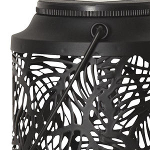 Lampe solaire LED 'Leafy' noire IP44 3000K blanc chaud, batterie incluse (482-66) - Product Image 5